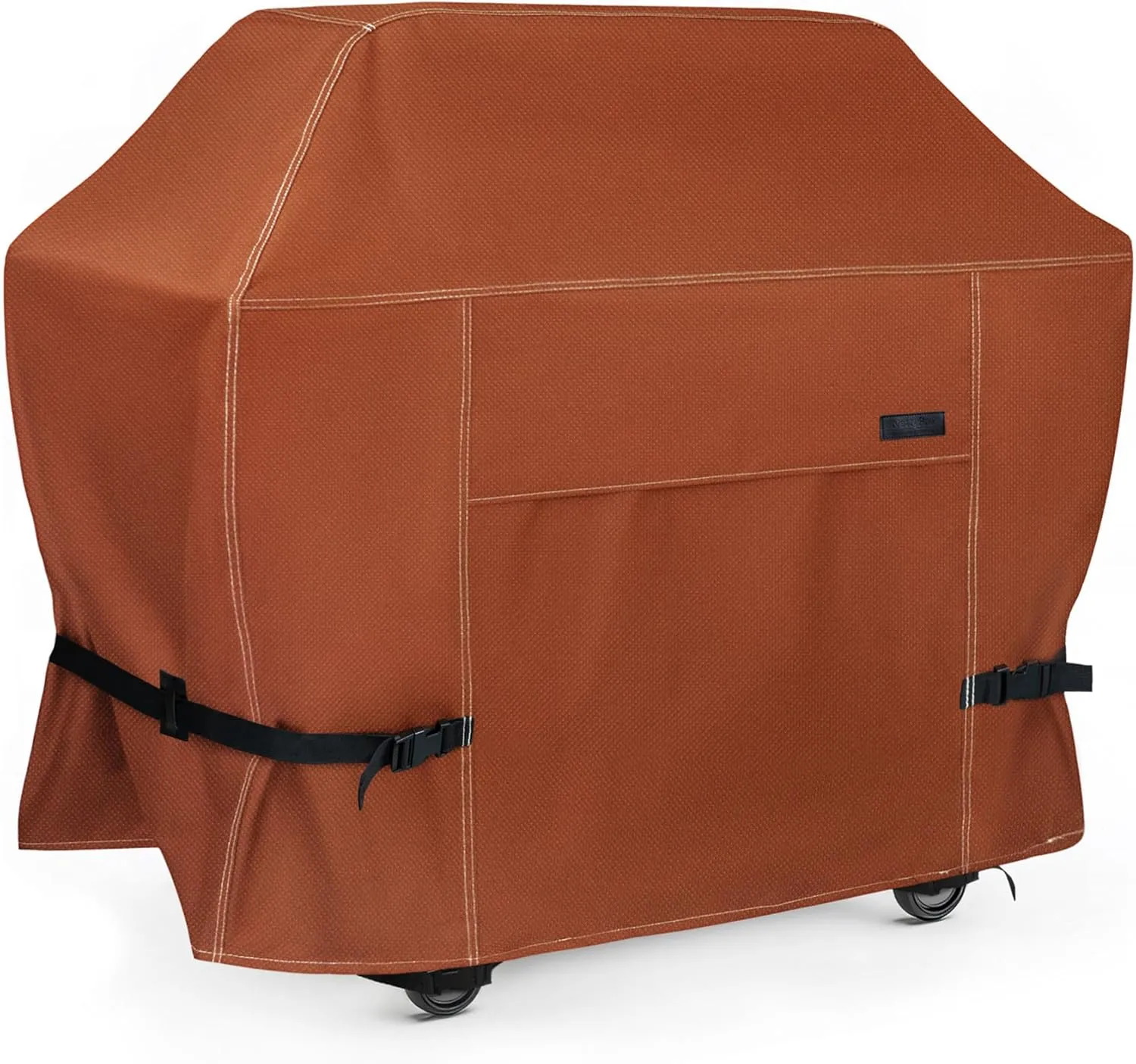 NettyPro BBQ Grill Cover 56 Inch Outdoor Patio 600D Heavy Duty Waterproof 2-3 Burner Barbecue Cover for Weber, Char-Broil, Brinkmann, Nexgrill Grills and More, Brown