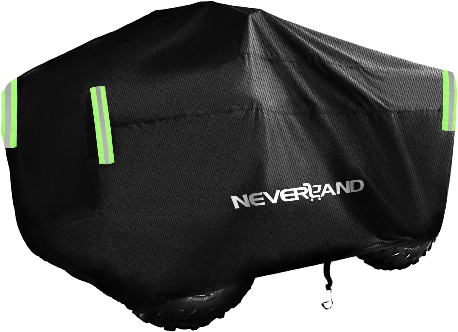 NEVERLAND ATV Cover 300D Oxford Cloth Compatible with Polaris Sportsman Yamaha Grizzly Honda Kawasaki with Straps Reflective Storge, Heavy Duty Waterproof 4 Wheeler Cover Quad Cover for All Season