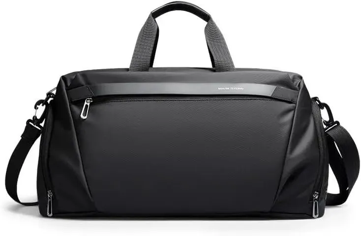 New High-Capacity Sports Fitness Bag Fashion One Shoulder Cross Body Travel Bag Luggage Bag(MR 3006 Black)