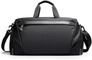New High-Capacity Sports Fitness Bag Fashion One Shoulder Cross Body Travel Bag Luggage Bag(MR 3006 Black)