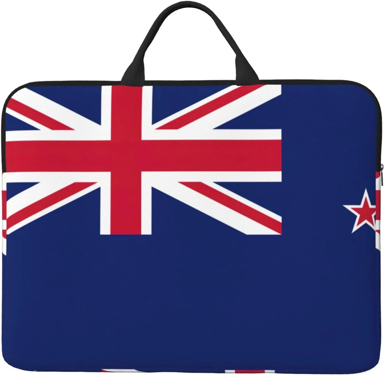 New Zealand Flag print Durable Travel Laptop Bag HandBag Shockproof Carrying Bag Briefcase for 14inch Laptop Notebook