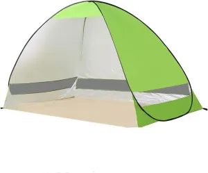 NIEH Pop Up Beach Tent, Quick Instant Automatic Portable Anti UV Sun Shelter Tents Fit 2Persons for Outdoor Camping, Park Picnic,Fishing, Baby Beach Tent