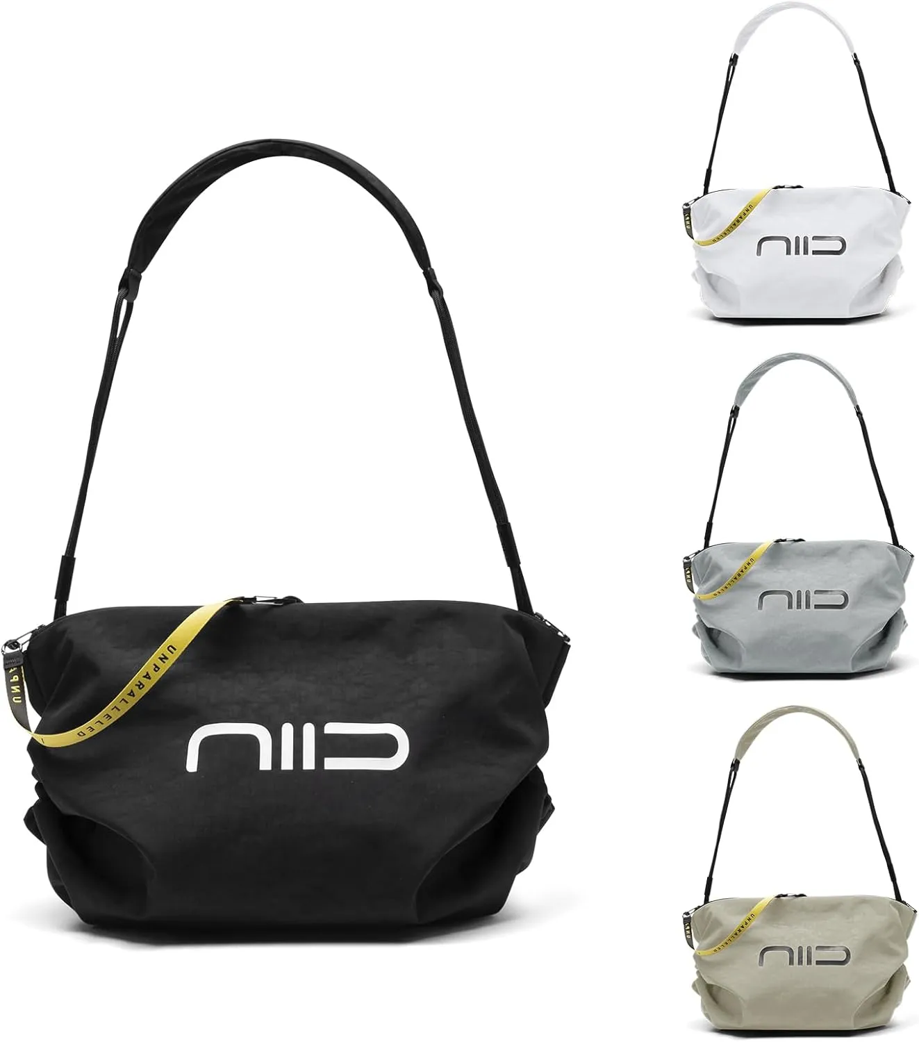 NIID S7 Hobo Bag for Women Men Dual-sided Use Tote Bag Large Capacity Work Sports Travel Leisure Crossbody Shoulder Bag