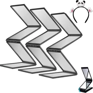 Nishomee Mirror, Multi Angle Folding Mirror, Self Haircutting Head Back View Available, Portable Foldable Handheld Desktop Expandable Makeup