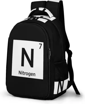 Nitrogen Element Laptop Backpack Multiple Compartments Travel Backpack Casual Shoulder Bag Fashion Computer Bag for Work Shopping, 202403121