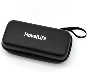NovelLife Upgraded TS100 TS101 TS80P Soldering Iron Portable Carry Case PU Leather Small Zipper Tool Pouch Organizer Bag Single Layer 2 Elastic Loop Strap