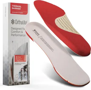O-Therm Thermal Barrier Shoe Sole Trim-to-Fit Insert-Designed for Athletes on Snow or on Turf who Want to Block Out Cold or Heat