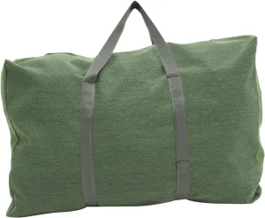 Olive Green Large Duffle Bag Backpack Zipper Canvas Luggage Bag for Travel Storage Random