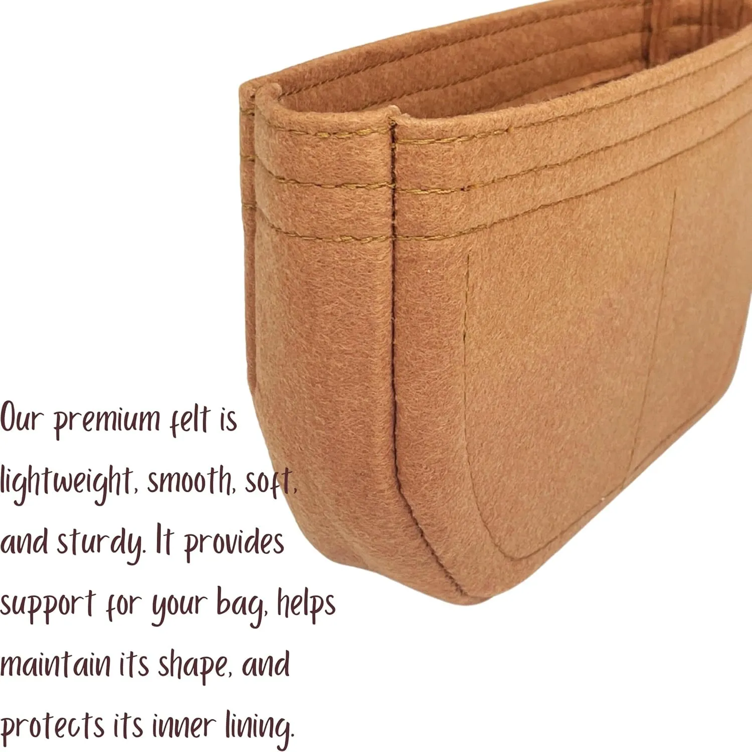 Organizer for Belvedere PM, GM Bag, Felt Handbag Insert (GM, Royal)