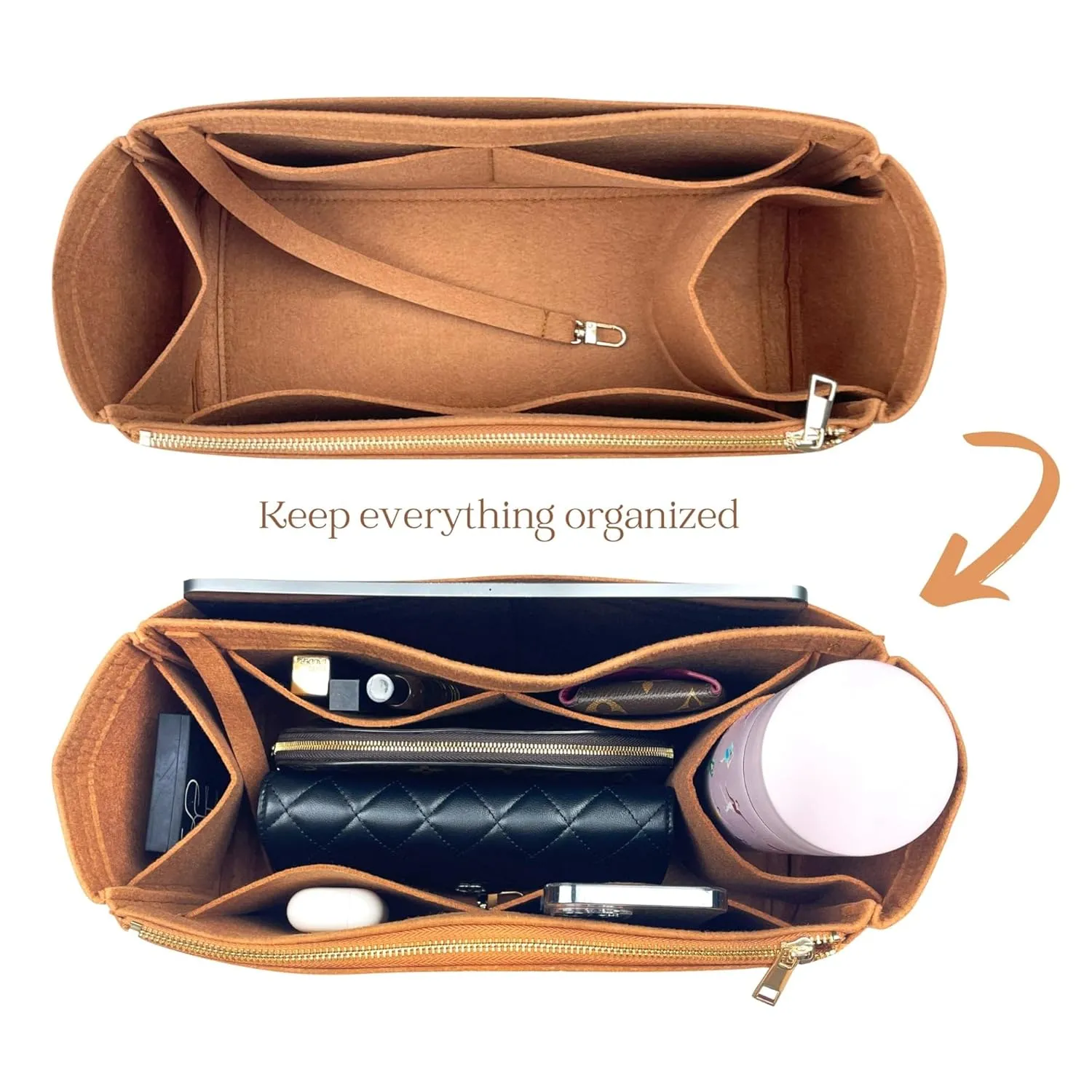 Organizer for Daily Battle 27, 35, 41, Felt Bag Insert, 31 Colors (DailyBattle 41, Royal)