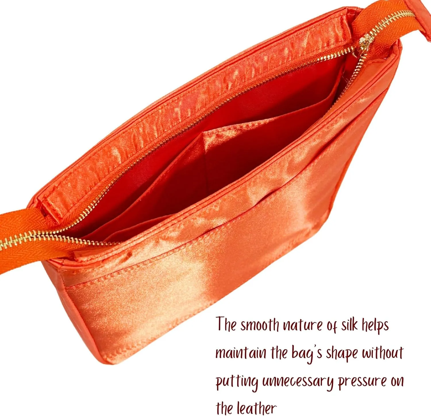 Organizer for Evelyne TPM/16, PM/29, GM/33, TGM/40, Satin Silk Bag Insert (TPM/16cm, Blue)