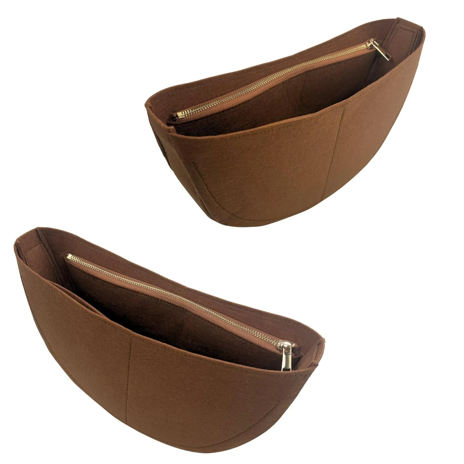 Organizer for Loop Hobo, Felt Bag Insert (Chocolate)