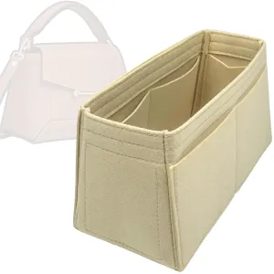 Organizer for Mosaic Bag, Handmade Felt Bag Insert, 31 Colors (Tan)