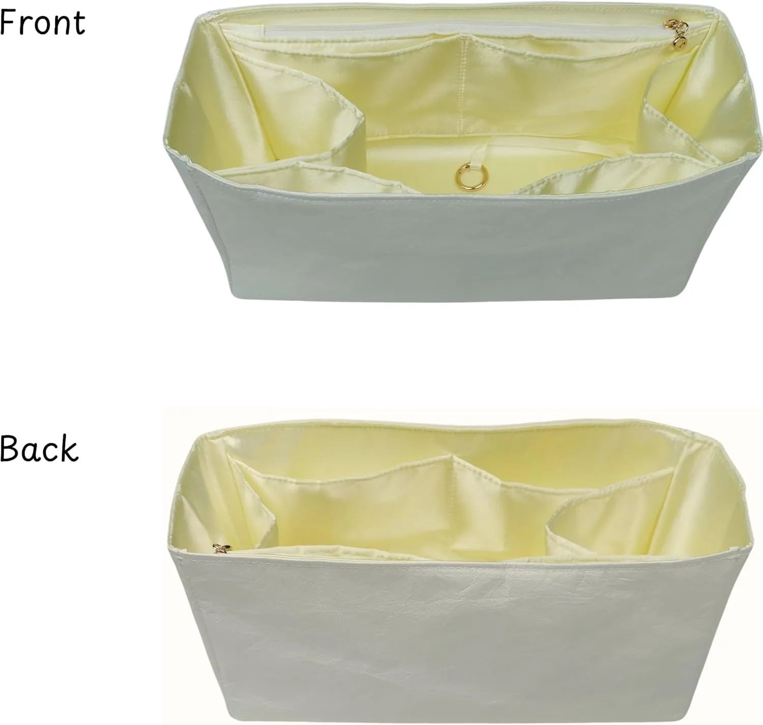 Organizer for Saint Louis PM | GM, Lightweight Bag Insert, DupontPaper and Satin Silk Liner, 34 Interior Colors (GM, Blue)