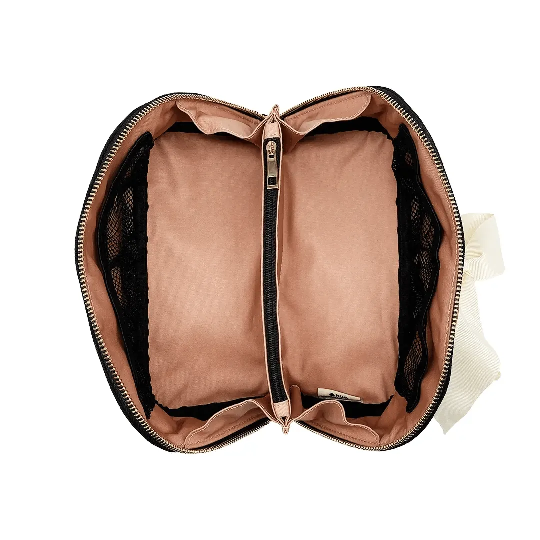 Organizing Makeup Bag, Expandable – Black