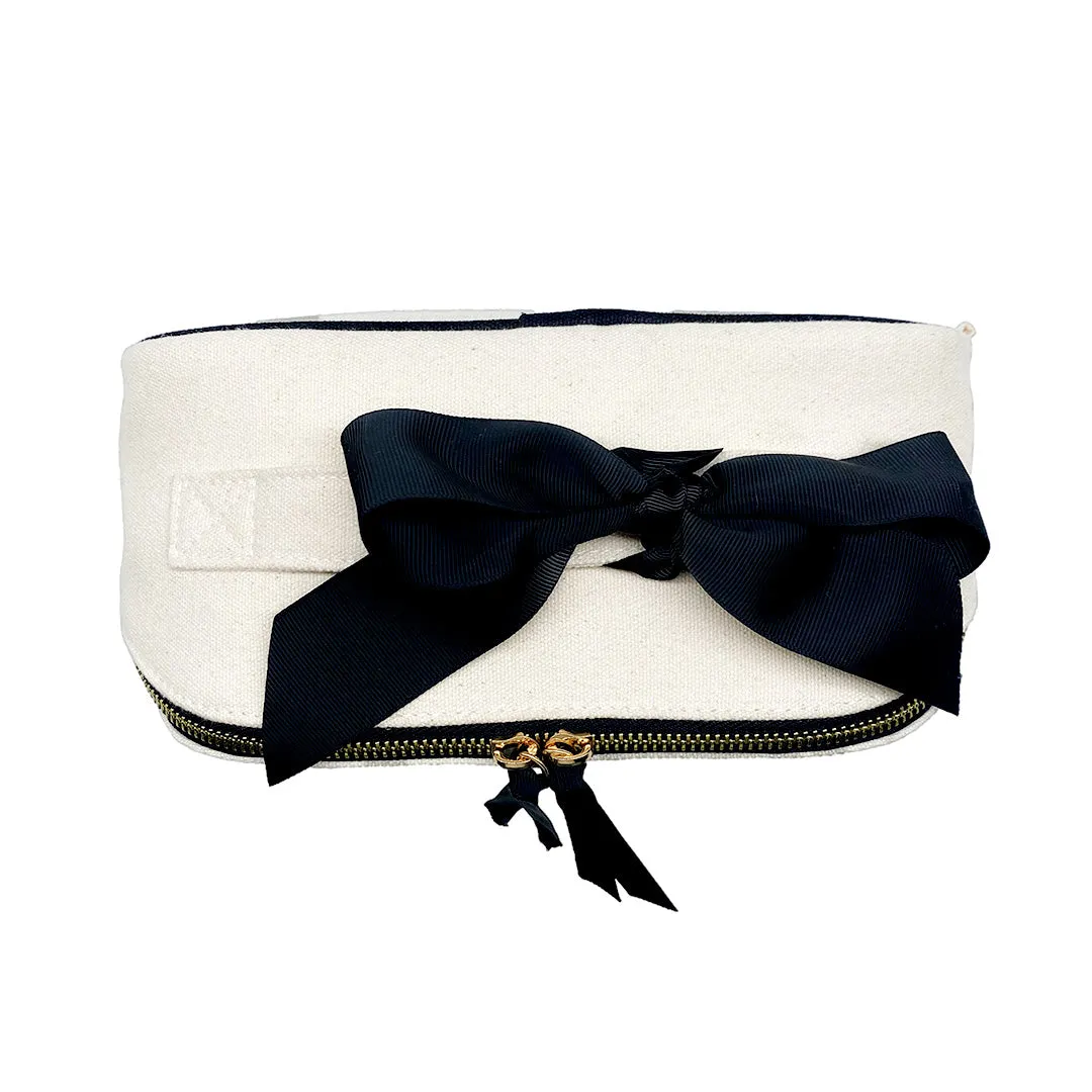 Organizing Makeup Bag, Expandable – Cream