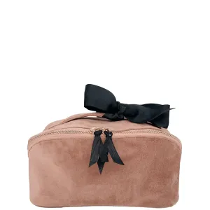 Organizing Makeup Bag, Expandable – Eco Velvet – Pink