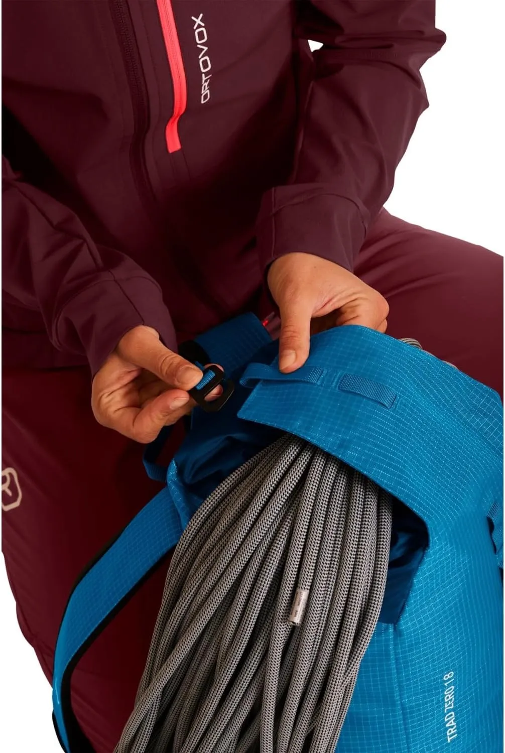 ORTOVOX TRAD Zero 18 Backpack, Men, Pacific Green, 18 L