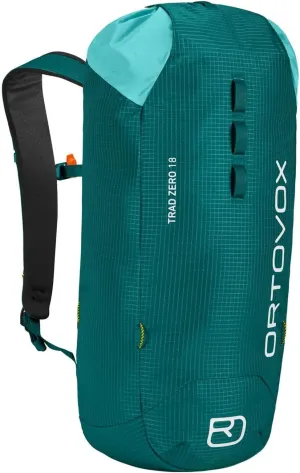 ORTOVOX TRAD Zero 18 Backpack, Men, Pacific Green, 18 L