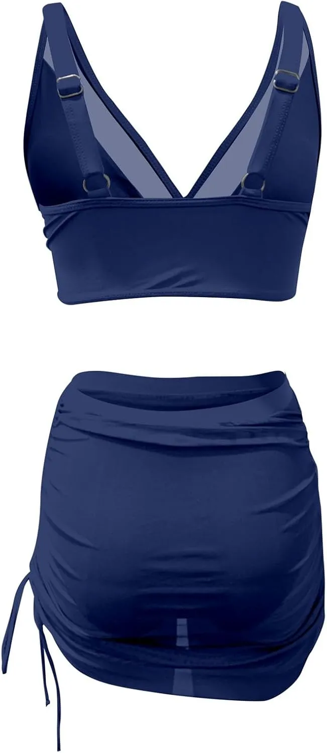 Otime Swim Suits for Women 2025 Bikinis with Chest Cushion No Support Rope System Sexy Bathing Suit for Women