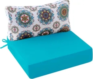 Outdoor Cushions for Patio Furniture, Outdoor Seat and Back Cushion, Waterproof Hampton Bay Deep Seat Replacement Couch Cushions for Lawn Garden, 26.5x26.5 Inch