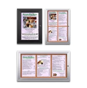 Outdoor Enclosed Menu Cases for 11x17 Portrait Menus | 7 Sizes
