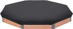 Outdoor Octagon Sand Box Cover for 75" x 72" x 9" Octagon Sandbox Waterproof Heavy Duty Octagon Wood Sandbox