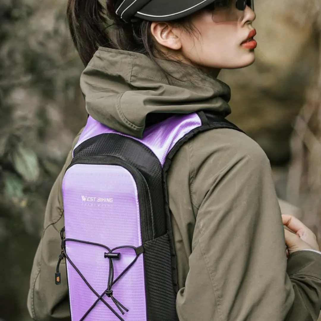 Outdoor Sports Backpack for Trail Running, Hiking Dual Shoulder Pack, Road Cycling Bag, Unisex for Men & Women (Purple)