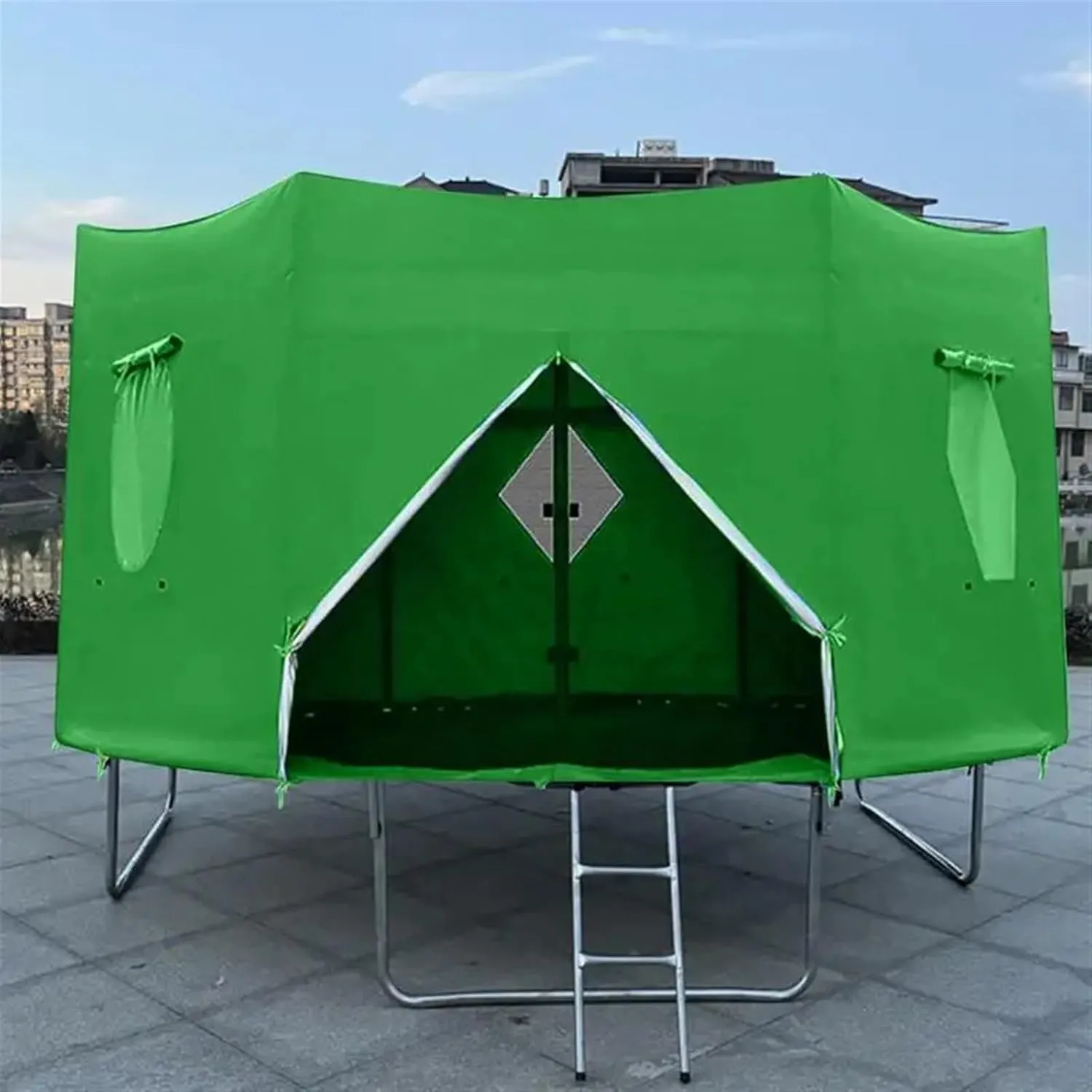 Outdoor Trampoline Tent Cover - Breathable Sunshade Canopy for Trampolines, Multi-Purpose UV Protection, Durable Trampoline Sun Cover for Kids' Playtime Fun