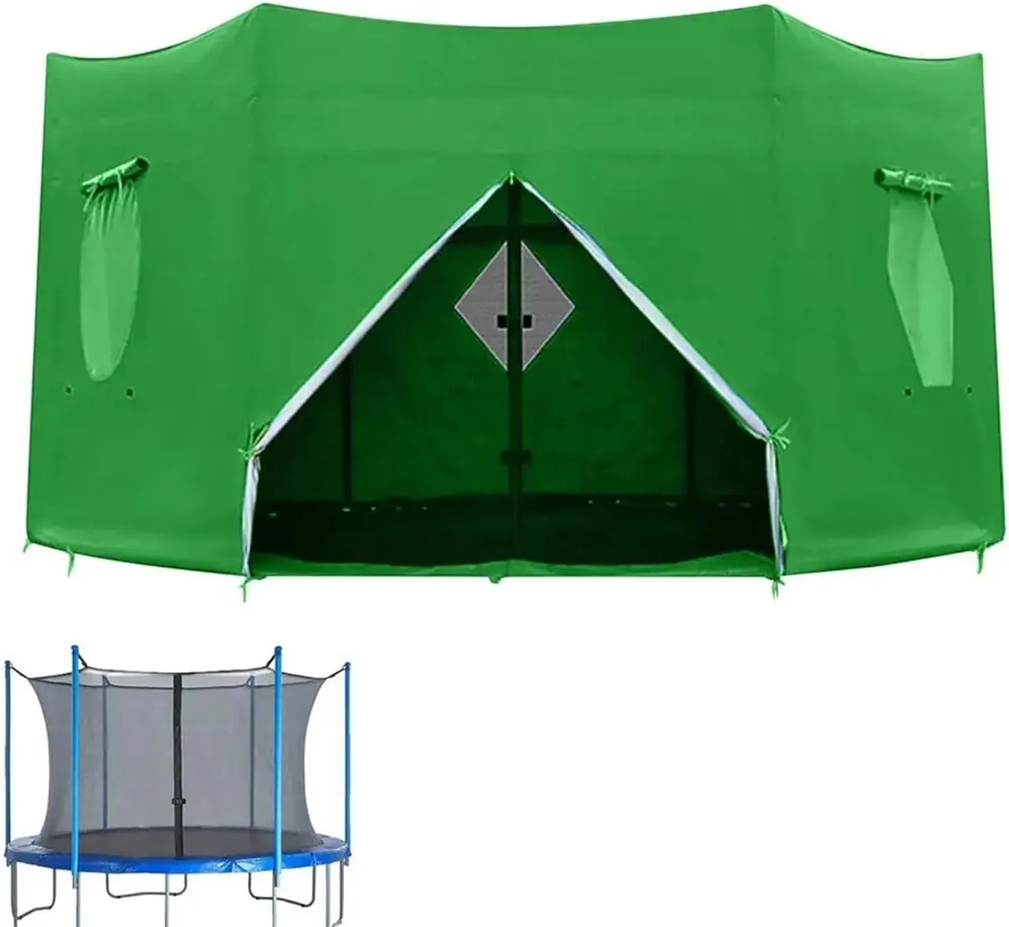 Outdoor Trampoline Tent Cover - Breathable Sunshade Canopy for Trampolines, Multi-Purpose UV Protection, Durable Trampoline Sun Cover for Kids' Playtime Fun