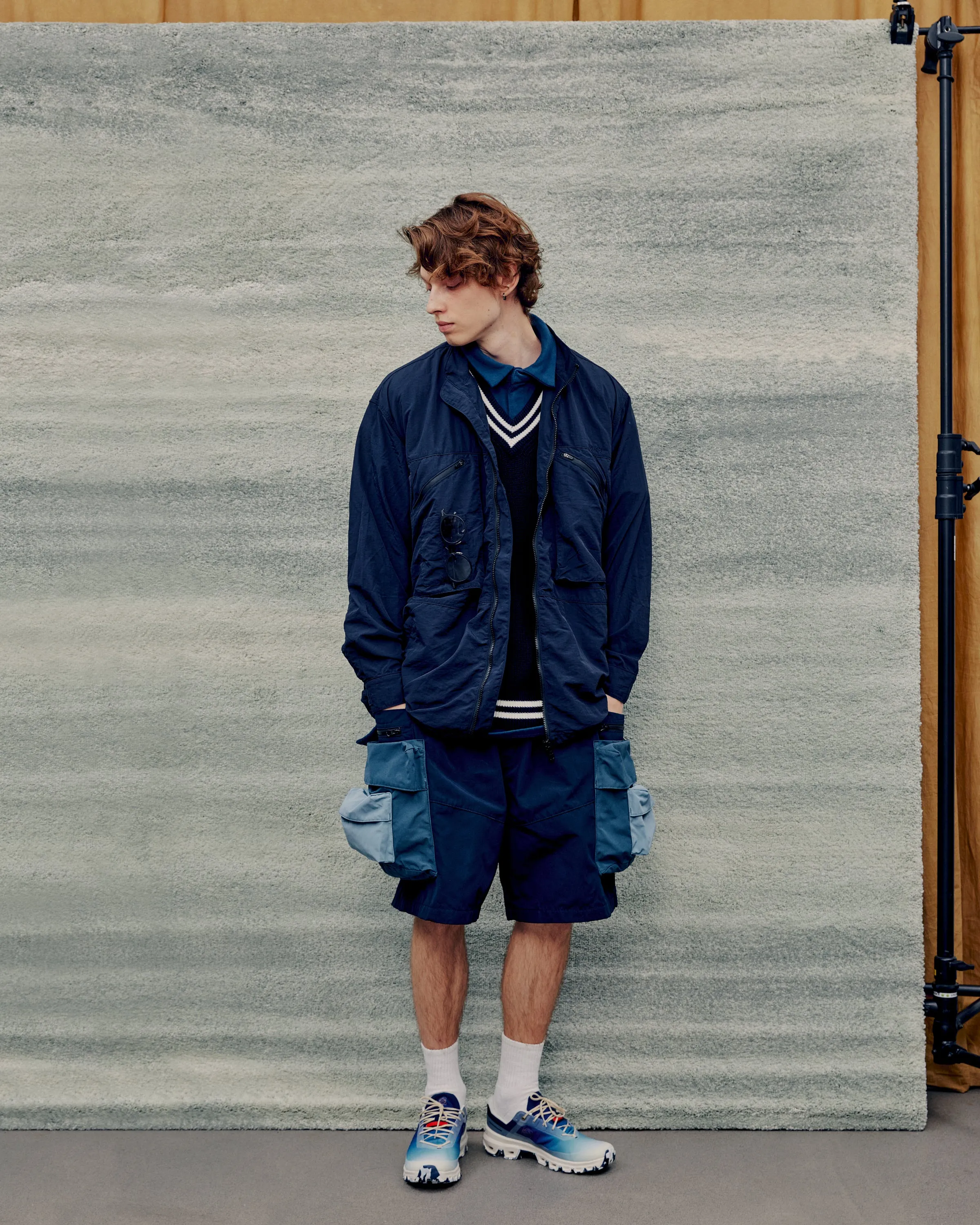 Packable Shirt Jacket - Navy