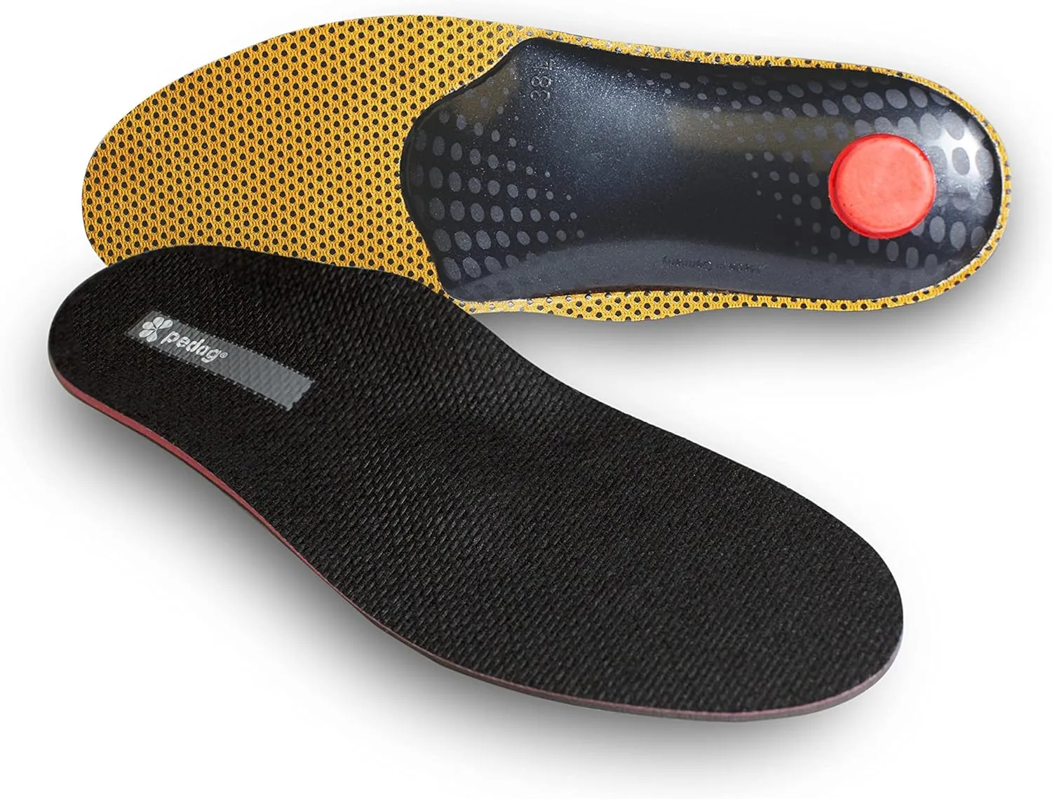 Pedag Plantar Fasciitis | German Made | Arch Support Orthotic Insoles Inserts for Men and Women | Heat Moldable Shoe Inserts | Medium and High Arch | Foot Pain Relief | Anti Odor | Men US 15/ EU 48