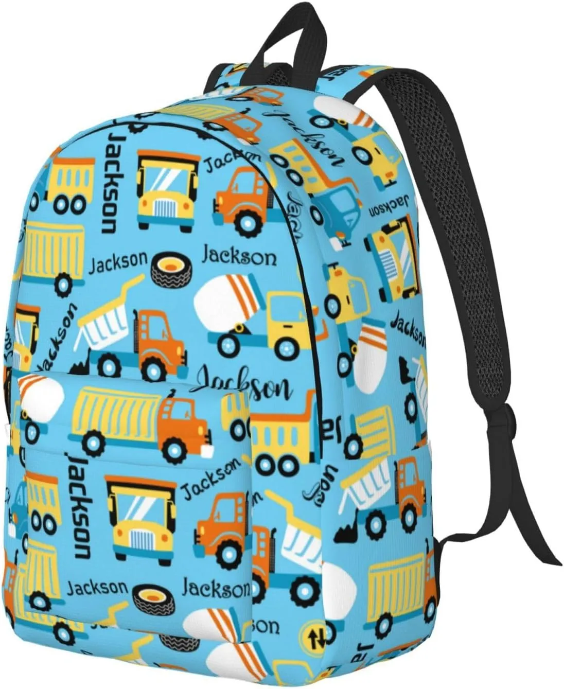 Personalized Backpack| Custom Name Backpacks For Her/Him For Work,Weekend Getaway,Traveling,Hiking,Camping |Funny Vehicle Pattern Backpack (A - style 1)