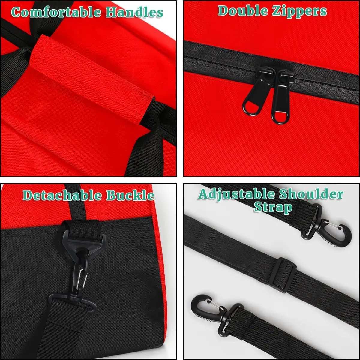 Personalized Gym Bag for Women Men, Custom Duffel Bag with Name, Small Sports Bag Travel Carry On Weekender Bags, Rose Red