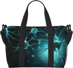 Phayah A Few Nerve Cells Crossbody Travel Bag Overnighter Duffel Bags Carry On Size Ideal For School Or Overnight Travel Bag