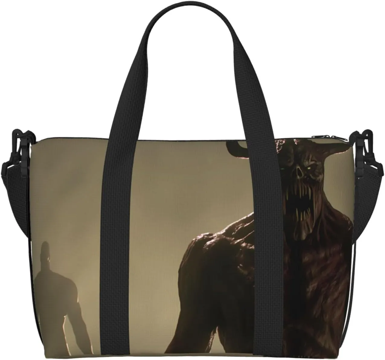 Phayah Bullhorn Monster Crossbody Travel Bag Overnighter Duffel Bags Carry On Size Ideal For School Or Overnight Travel Bag