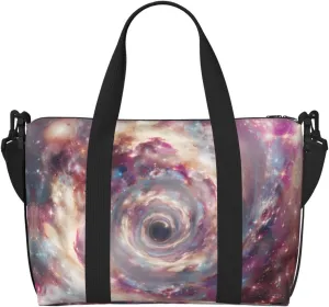 Phayah Cosmic Vortex Crossbody Travel Bag Overnighter Duffel Bags Carry On Size Ideal For School Or Overnight Travel Bag