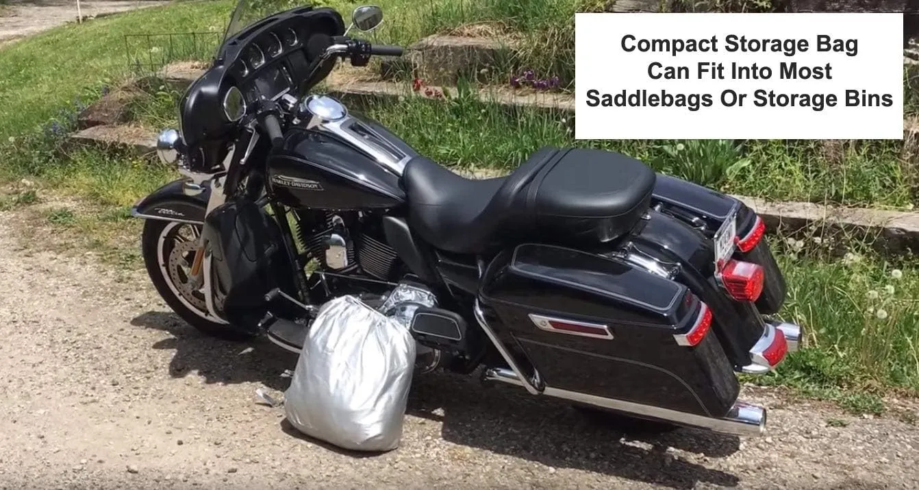 Platinum Shield Motorcycle Cover Compatible with 2013 Victory Zach Ness Cross Country Tour - Outdoor & Indoor - Built-in Reinforced Securing Straps - Includes Free Storage Bag