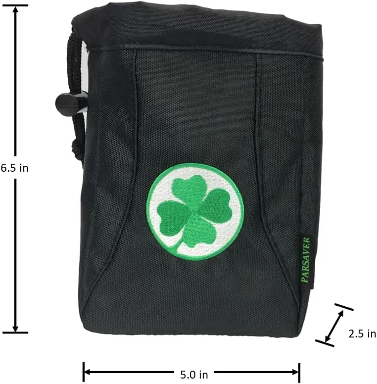 Players Clover Valuables Pouch - A Must Golf Accessories Bag - Safely Store Jewelry Phone - Phone Wallet Golf Pouch - Lucky Chip Golf Pouch