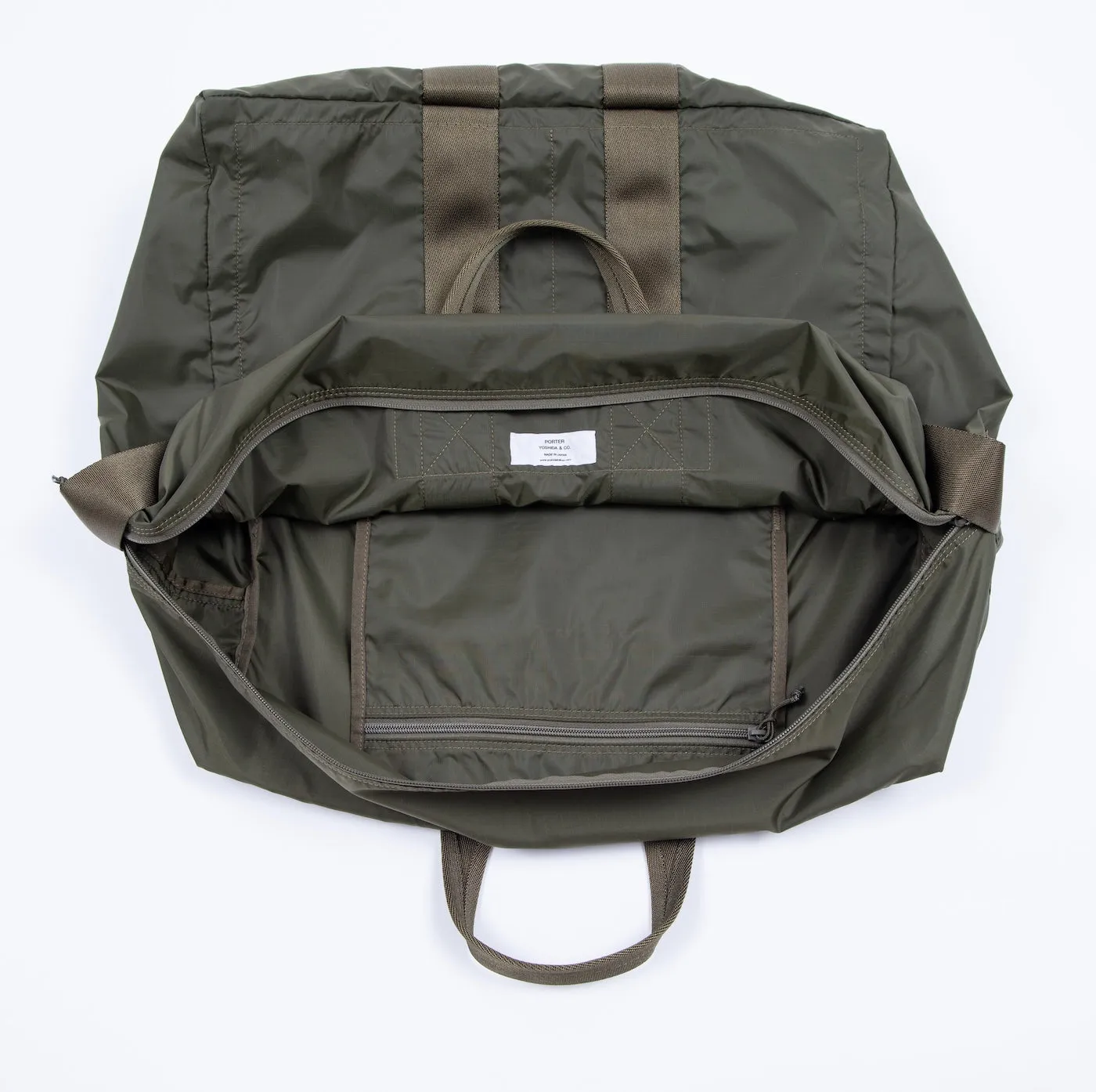 PO-FLEX-DUFFLE-BAG-OLV - Porter-Yoshida & Co - FLEX 2WAY DUFFLE BAG (S) - Olive