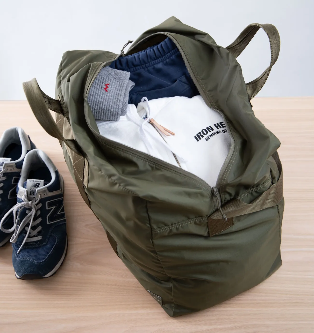 PO-FLEX-DUFFLE-BAG-OLV - Porter-Yoshida & Co - FLEX 2WAY DUFFLE BAG (S) - Olive