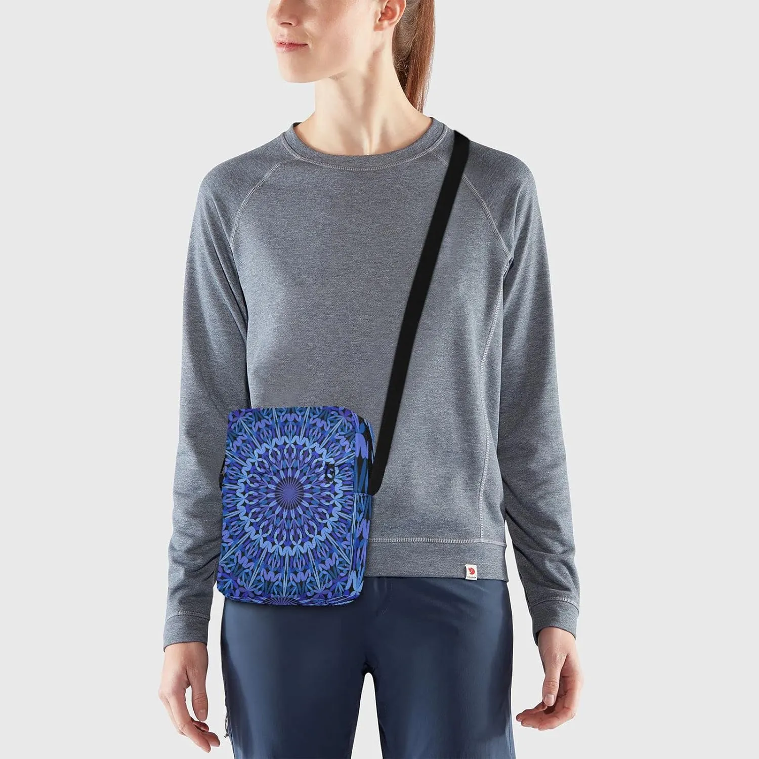 Poeticcity Crossbody Phone Bag, Small Messenger Shoulder Bag, Cash Handbag Wallet Purse