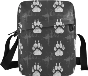 Poeticcity Crossbody Phone Bag, Small Messenger Shoulder Bag, Cash Handbag Wallet Purse