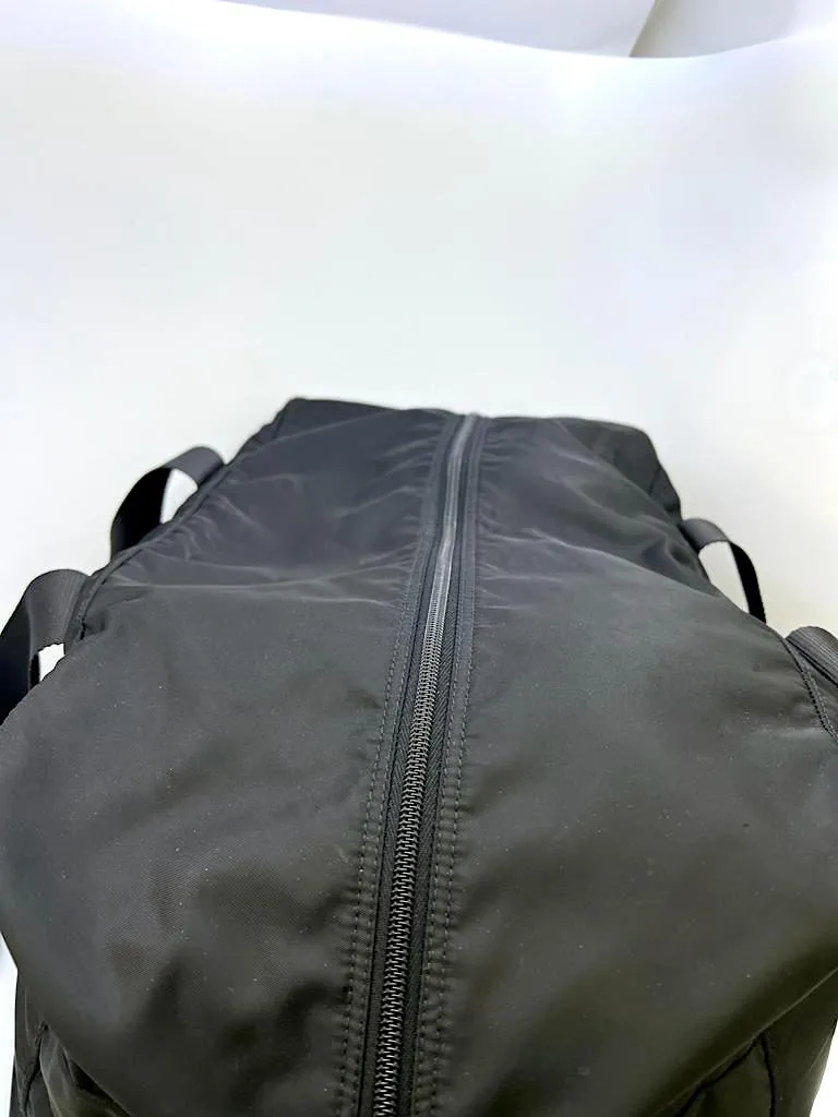 PRADA TESSUTO NYLON SAFFIANO VIAGGIO DUFFLE BAG