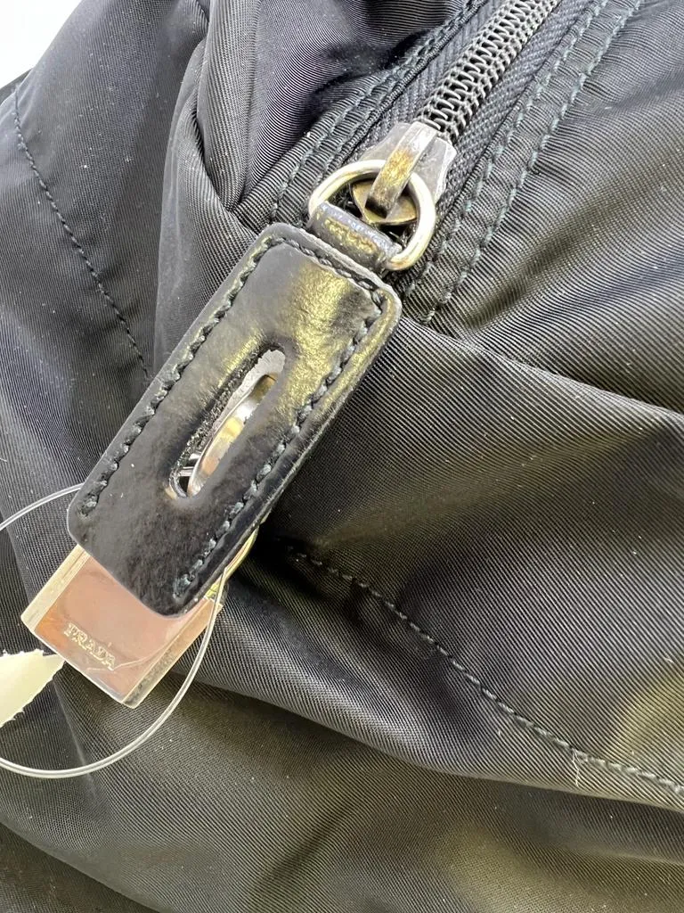 PRADA TESSUTO NYLON SAFFIANO VIAGGIO DUFFLE BAG