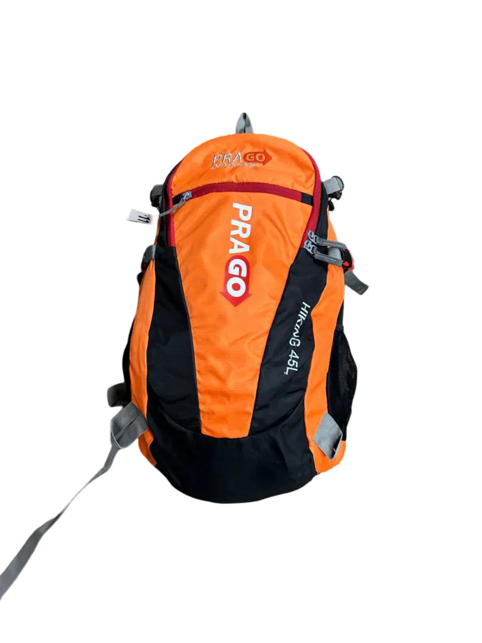 Prago Tracking bag 45L with rain cover - RED