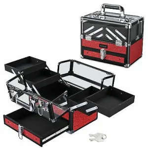 Pre-Sales Byootique Makeup Train Case Star Cosmetic Organizer Jewelry Box