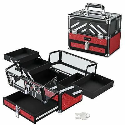 Pre-Sales Byootique Makeup Train Case Star Cosmetic Organizer Jewelry Box