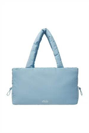 PUFFER STRING TOTE BAG-SKY BLUE