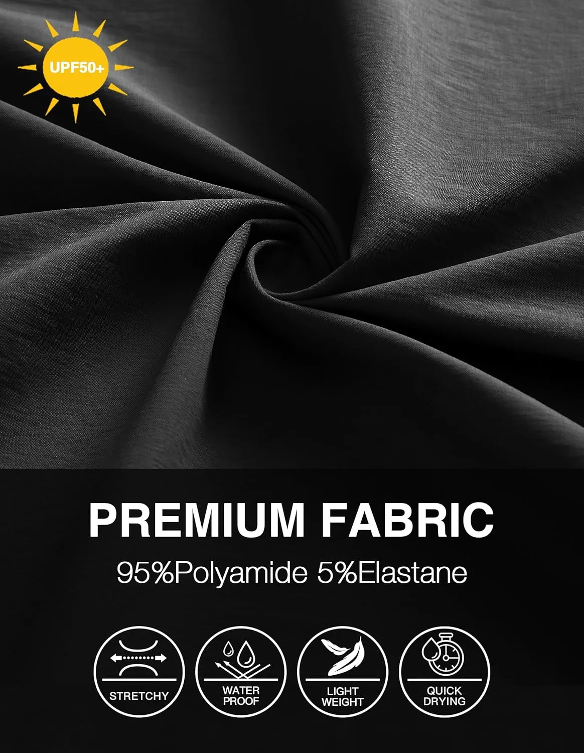 PULI Golf Shorts Men Relaxed Fit Stretch Dress Lightweight Casual Waterproof Travel Quick Dry Summer Shorts 5 Inch Inseam